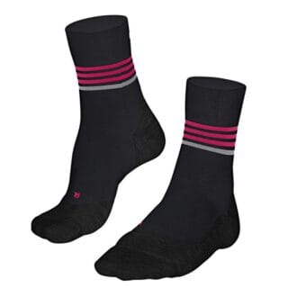 FALKE® RU4 Endurance Laufsox Schwarz, Gr. 35-36 – Komfort, reflektierende Sicherheit & langlebige Unterstützung