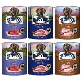 Happy Dog Sensible Pure 6 x 800 g - Mixpaket Sensible (3 Sorten)