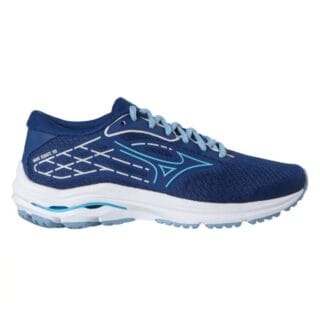 Mizuno Wave Equate 8 Damen Laufschuhe für Pronationsstabilität, Gr. 36½, Blau – Komfort & Unterstützung für langes Laufvergnügen