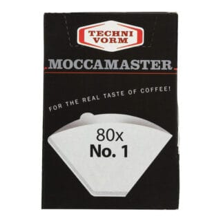 Papierkaffeefilter passend fĂŒr Moccamaster Cup-One-Kaffeemaschinen (85090)
