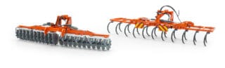 Pasto Morgan MG-X 550/22 Scheibenegge und Stel ST600 Grubber Set Modell von Universal Hobbies 1:32