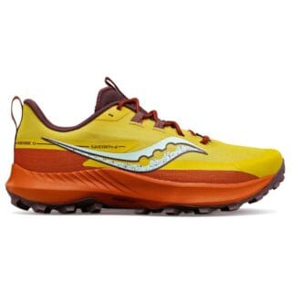 Saucony Peregrine 13 Damen Laufschuhe Gr. 37 - Gelb, Trailrunning Schuhe