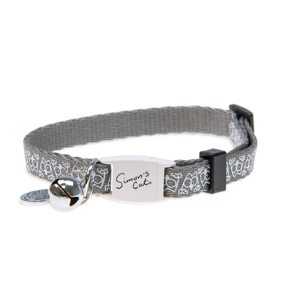 Simon's Cat Katzenhalsband - grau