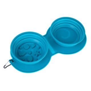 TIAKI Doppel Silikon Reisenapf Sea Shell - 2 x 600 ml