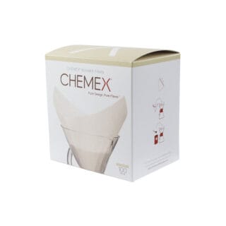 Vorgefaltete Papierfilter Chemex Squares, 100 Stk.