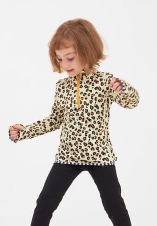 WeeDo Langarmshirt "CHEETAHDO Funderwear", Feuchtigkeitsregulierendes Funktionsshirt für Kinder
