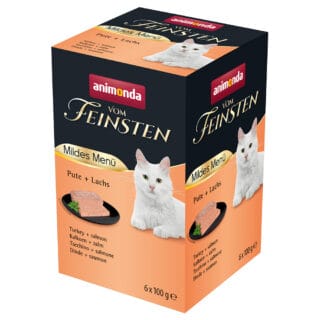 animonda vom Feinsten Mildes Menü Adult 6 x 100 g - Pute & Lachs