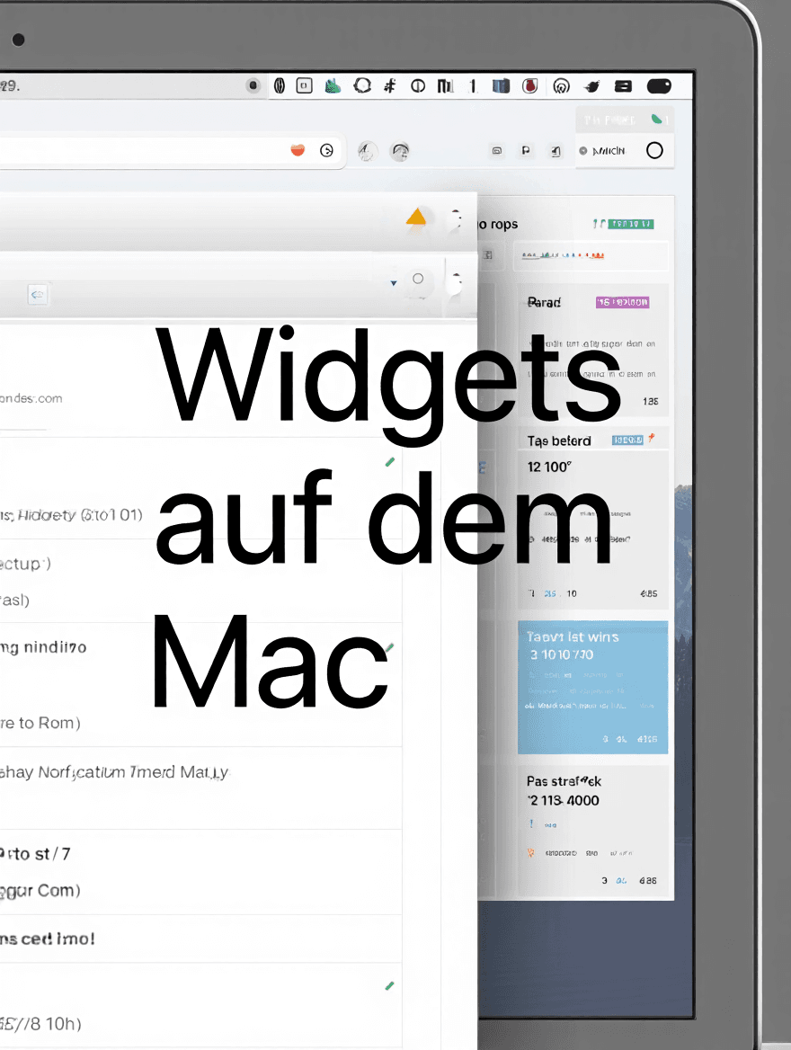 artikel apple widgets auf dem mac