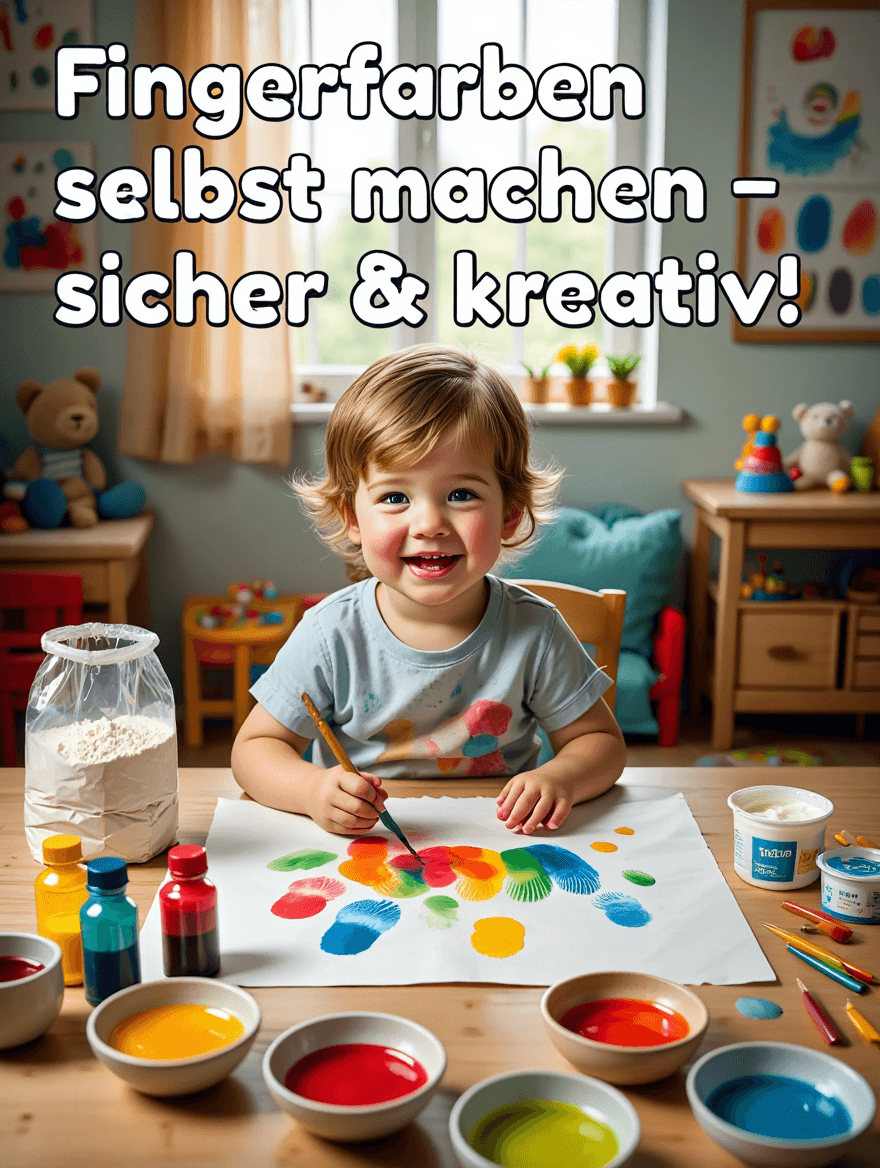artikel kinder fingerfarben selber machen