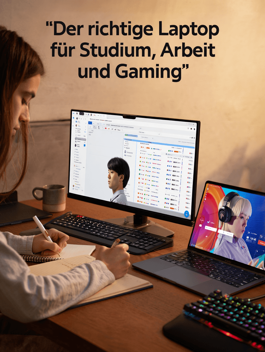 artikel technik der richtige laptop für studium, arbeit und gaming