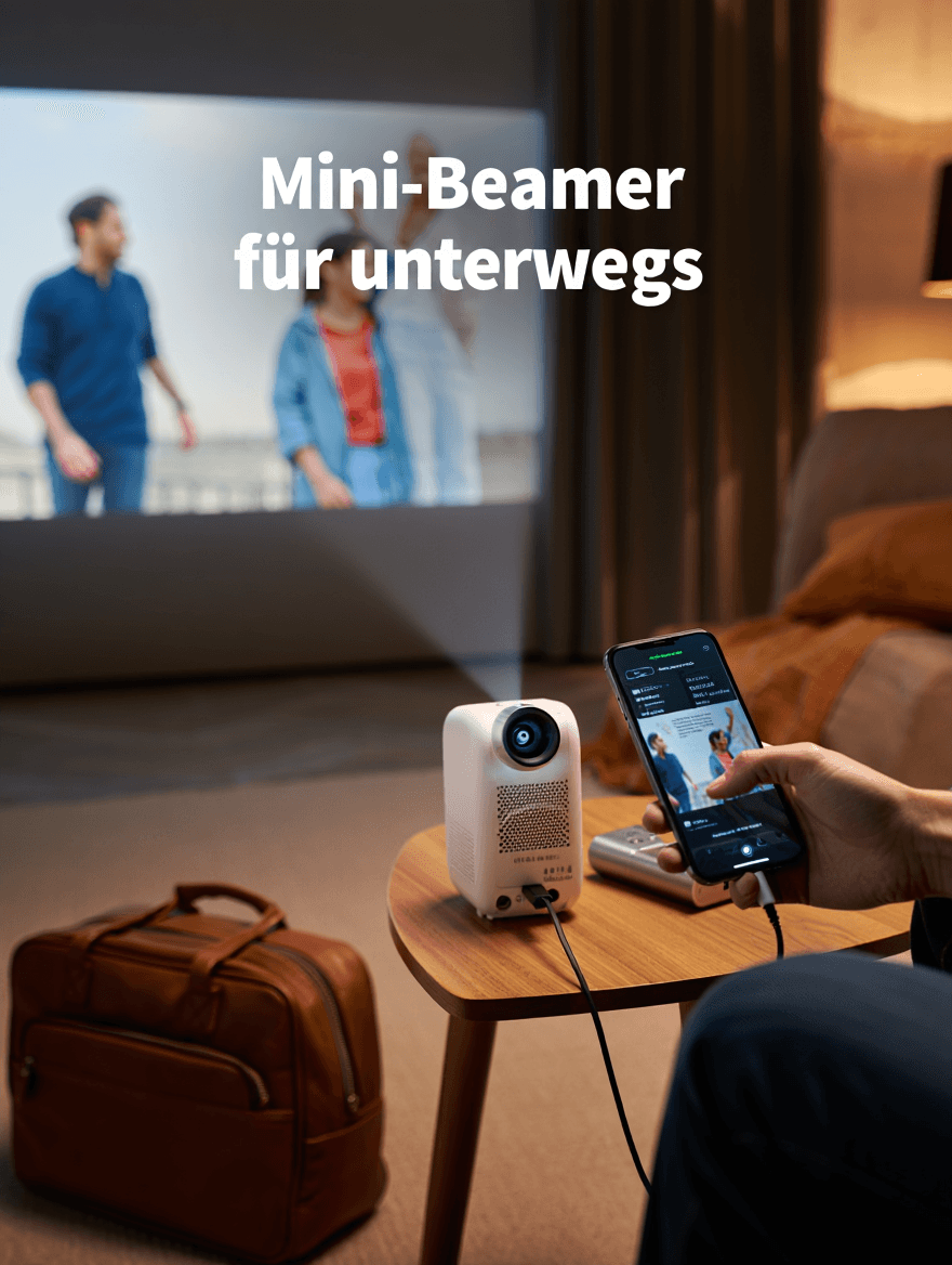 artikel technik mini beamer für unterwegs