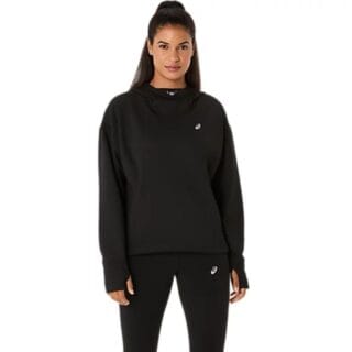 ASICS NAGINO™ Run Damen Hoodie XS – Atmungsaktiv, leicht, ideal für Lauftraining und Outdoor-Aktivitäten in Schwarz