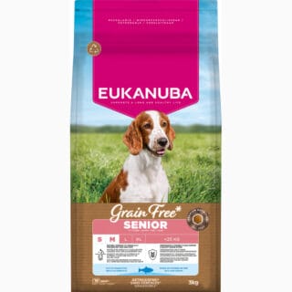 Eukanuba Grain Free Senior Small & Medium mit Seefisch - 3 kg