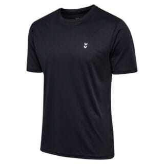 Hummel Pulse Trainingshirt für Herren in Schwarz – Bequemer Begleiter für Lauftraining und Fitness, atmungsaktiv und schnell trocknend