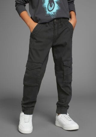 KangaROOS Cargohose "Hose mit Cargotaschen", mit Logo-Stickerei