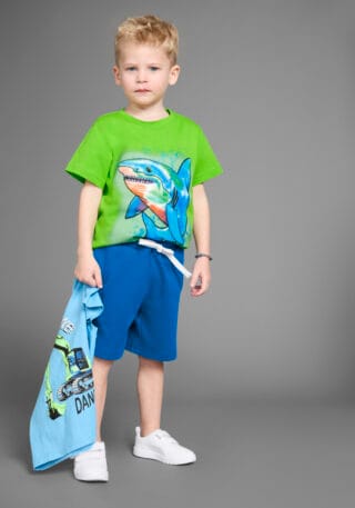 KIDSWORLD T-Shirt & Sweatbermudas Set, 2, 2 Stk., T-Shirt und Hose im Set