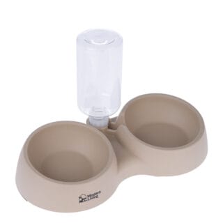 Modern Living Doppelnapf Kandy - 2 x 400 ml, L 35 x B 17 x H 7 cm
