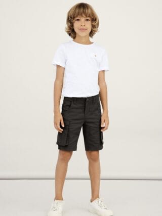 Name It Cargobermudas "NKMRYAN REG TWI L SHORTS 6776-BA NOOS" Baumwollmischung, Stretch, Cargotaschen