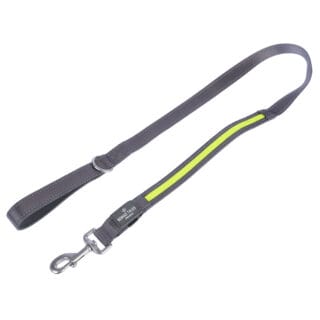 Nomad Tales Spirit USB LED Leine neongelb & grau - 120 cm lang, 25 mm breit