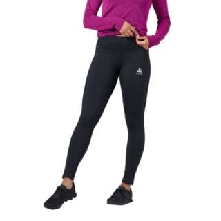 Odlo Essential Warm Tights Damen XS – Thermische Laufhose für kalte Wetterläufe, schwarz