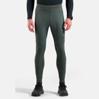 Odlo Zeroweight Warm Reflective Tights Gr. S Grün Herren