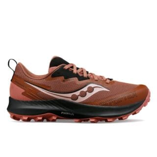 Saucony Peregrine 14 GTX Damen Laufschuhe Gr. 37 - Rote Trailrunning-Schuhe
