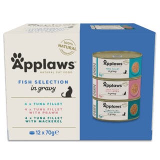 Sparpaket Applaws Cat in Soße 12 x 70 g - Mixpaket (3 Sorten)
