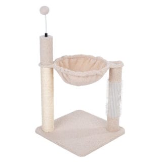 TIAKI Shearly Kratzbaum mit Hängematte - beige