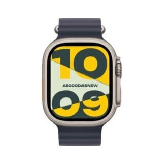 Apple Watch Ultra 2 GPS + Cellular 49mm Titan natur Ocean Armband blau