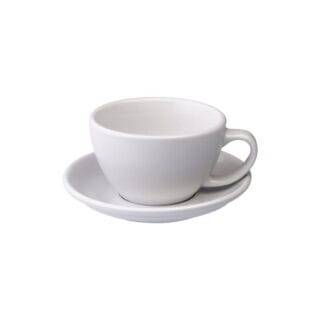 Café Latte Tasse mit Untertasse Loveramics Egg White, 300 ml