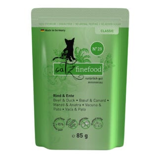catz finefood 8 x 85 g - Rind & Ente