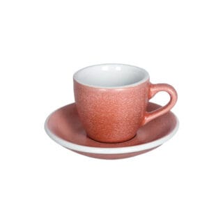 Espressotasse mit Untertasse Loveramics Egg Cinnabar, 80 ml
