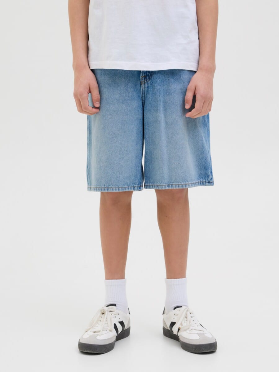 Jack & Jones Junior Shorts "JJITONY locker und pflegeleicht für Alltag" unifarben, modisch, relaxed fit, Web