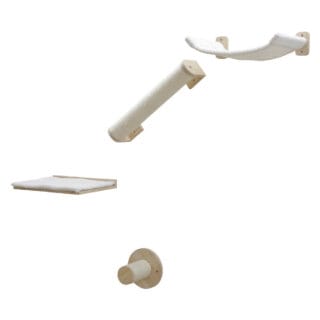 Kerbl Pet Kletterwand Alps für Katzen - 4-teiliges Set