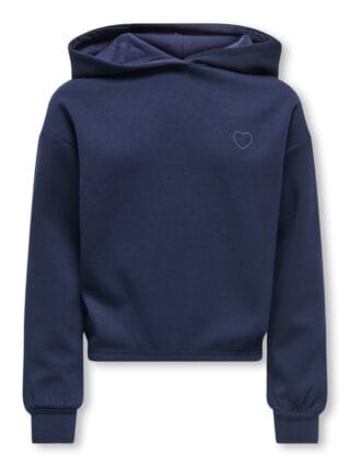 KIDS ONLY Kapuzensweatshirt "KOGADA-COOPER HEART L/S HOOD FR SWT NOOS"