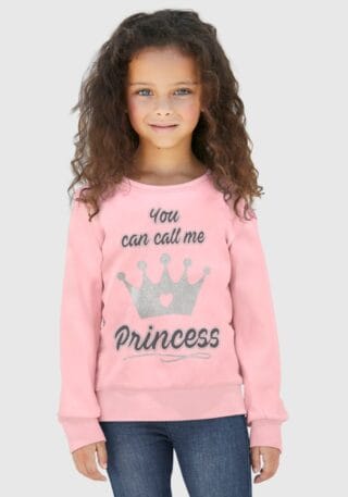 KIDSWORLD Langarmshirt "YOU CAN CALL ME PRINCESS" Langarm, Basic-Passform, bedruckt, Rundhalsausschnitt