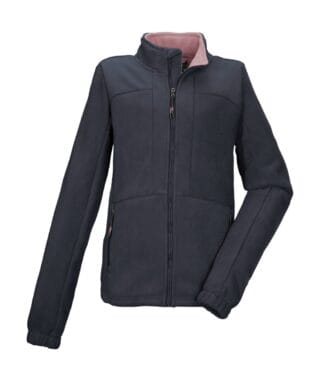 Killtec Fleecejacke "KOW 216 GRLS FLC JCKT" Fleecejacke mit Kinnschutz, elastischen Bündchen und Zipper-Taschen