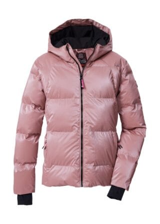 Killtec Steppjacke "KSW 210 GRLS QLTD JCKT" Metallische Optik, wasserabweisend, warm, PFAs-frei imprägniert