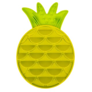 Modern Living Brasilia Schleckmatte Ananas - ca. L 30 x B 20 x H 2,7 cm