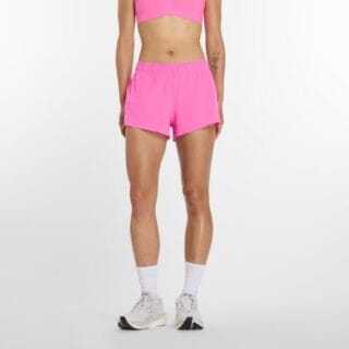 New Balance RC Seamless 3 Inch Shorts Gr. L Pink Damen