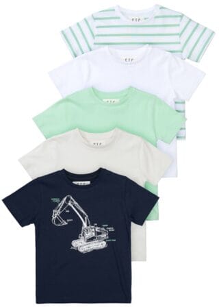 STACCATO T-Shirt "Bagger" 5-er Set