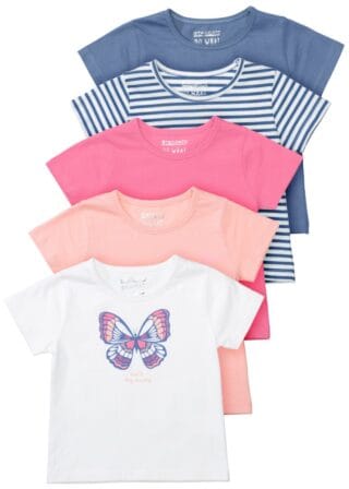 STACCATO T-Shirt "Schmetterling" 5-er Set