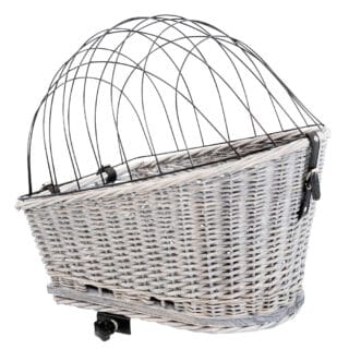 Trixie Fahrradkorb mit Gitter für Gepäckträger - L 35 x B 49 x H 55 cm