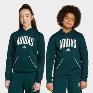 adidas Sportswear Kapuzensweatshirt "SEASONALS ESSENTIALS COLLEGIATE TYPOGRAPHY KIDS HOODIE"