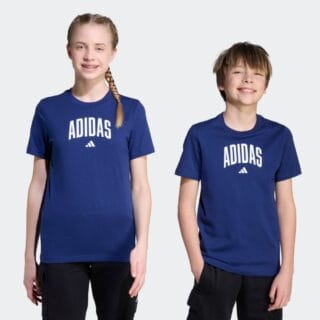 adidas Sportswear T-Shirt "COLLEGIATE GRAPHIC KIDS" für Kinder, mit grafischem Design, aus Baumwolle