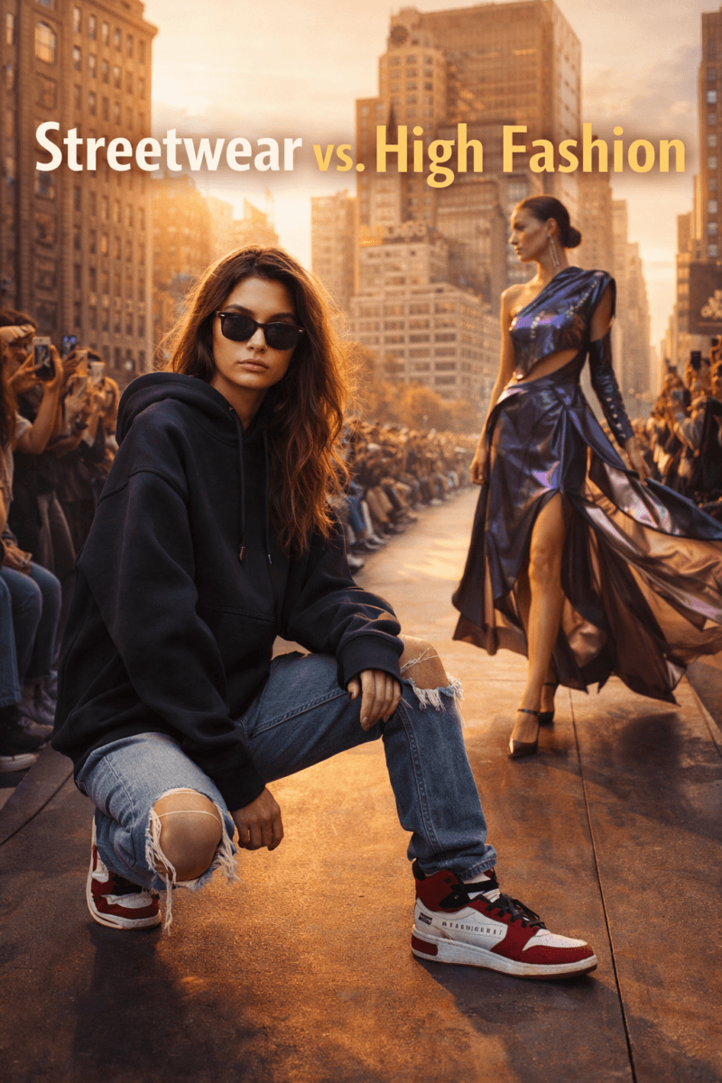 artikel streetwear vs high fashion