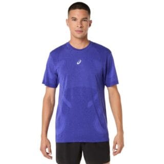 ASICS Road Seamless SS Top Gr. M Lila Herren