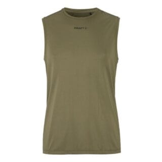 Craft ADV Essence SL Herren Lauf-Top Gr. M, atmungsaktives grünes Laufshirt für komfortables Training