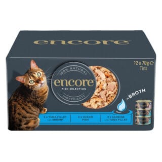 Encore Dose in Brühe 12 x 70 g - Mixpaket Fisch Selection (3 Sorten)