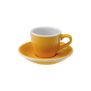 Espressotasse mit Untertasse Loveramics Egg Yellow, 80 ml